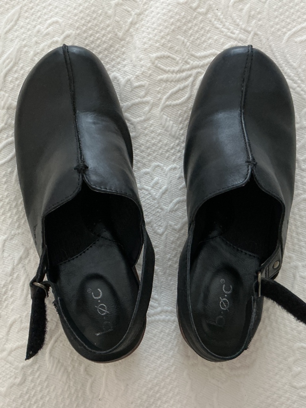 BOC leather clogs in black - Picture 5 of 5